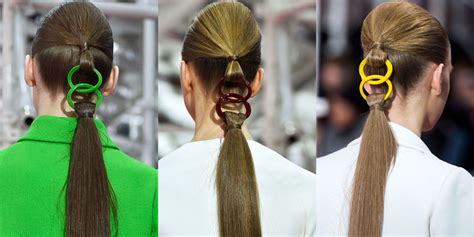 Futuristic Ponytails at Dior Couture Spring 2015 